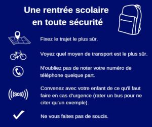 Lire la suite à propos de l’article Rentrée scolaire